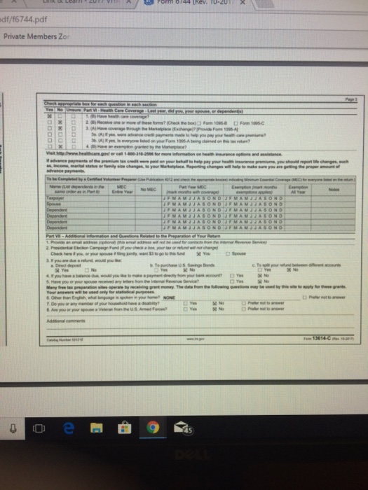 the scenanio. Note: When entering Social Security numbers (SSNs) or Employer ldentfication