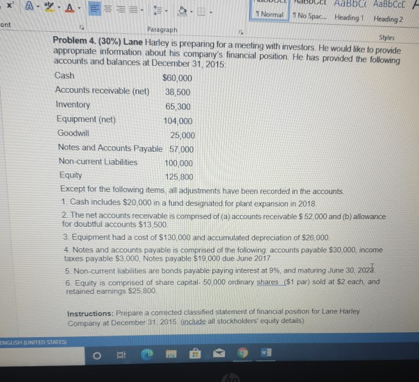  ont ct E * A. YA T Normal 1 No Spac.