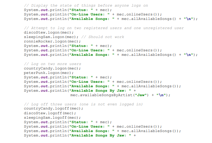 getTitle() { return title; } public String getArtist() { return artist; }