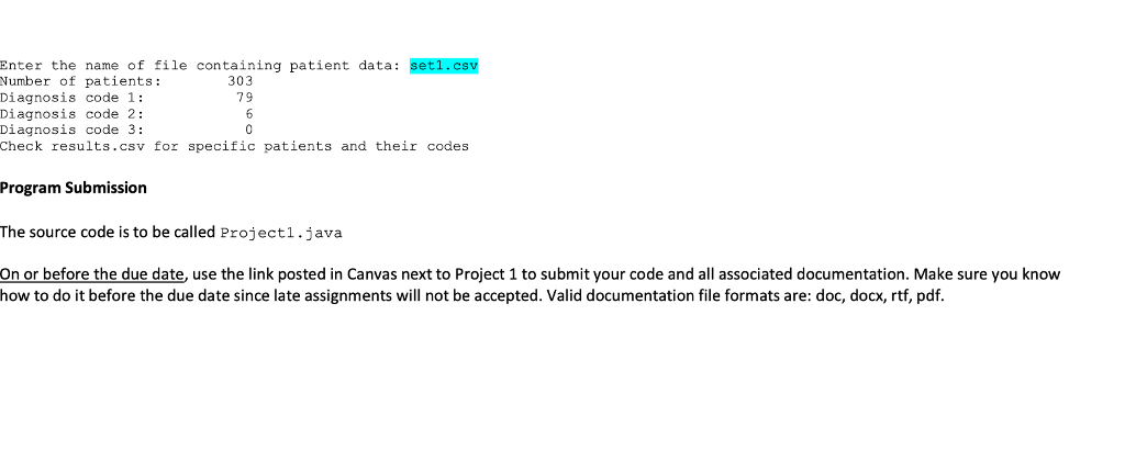 order to receive credit, your code MUST compile and run, and complete