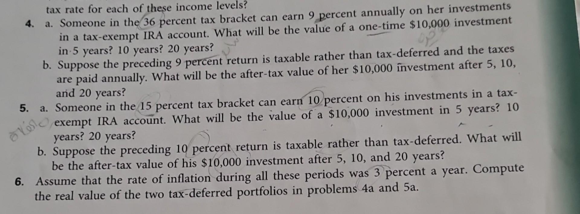  solve question number 6 please 4. a. Someone in the 36