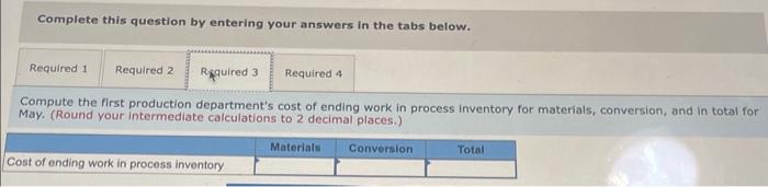Helix Corporation uses the weighted average method in its process costing system.