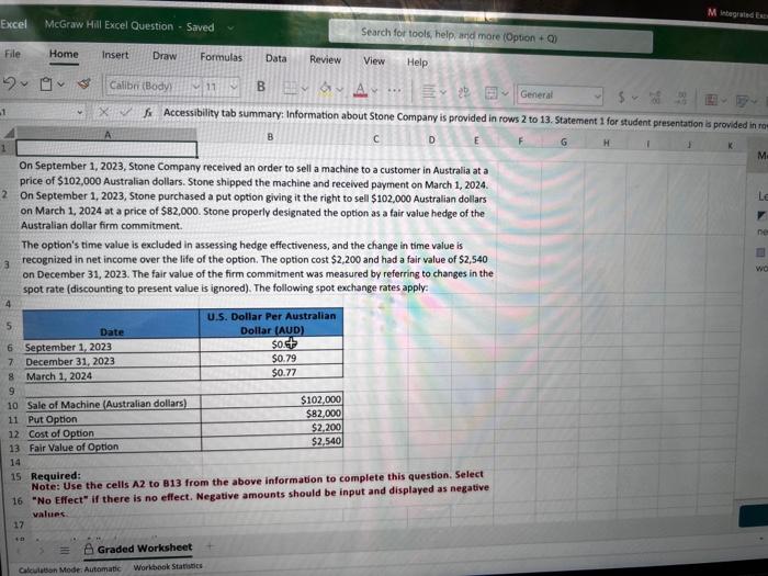  Hi, please help! Advanced Accounting, chapter's 9&10. Excel wirksheet assignment. Please