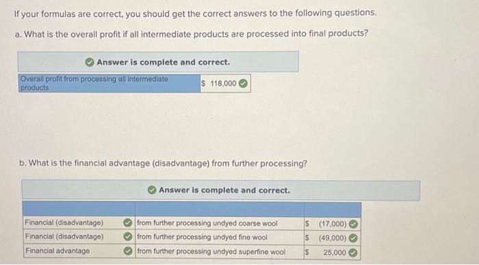 products, the costs of the raw materials inputs and the soles values