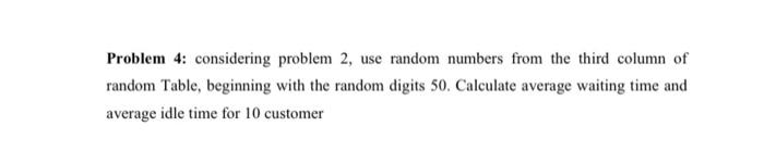  the problem : the pro 2: sol of pro 2: random