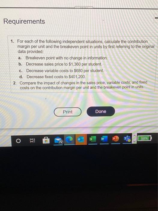Situation c. Skip Ahead Calculator Print Clear All Check Answer Situation d