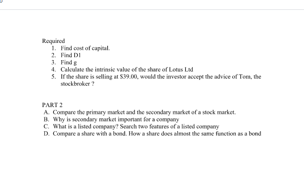 investor, Bill, has decided to invest on the stock market. He contacted
