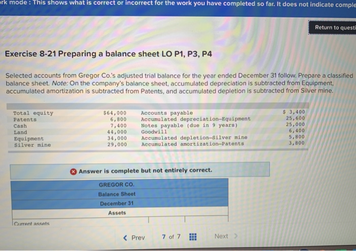  ark mode: This shows what is correct or incorrect for the