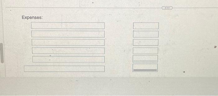 income statement for the year ended December 31, 2021. Use the single-step