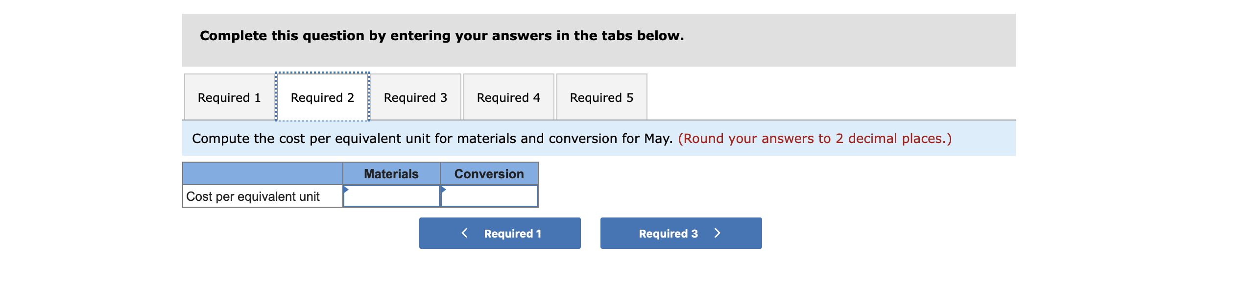 prior to completion. Information on work in the first department, Cooking, is