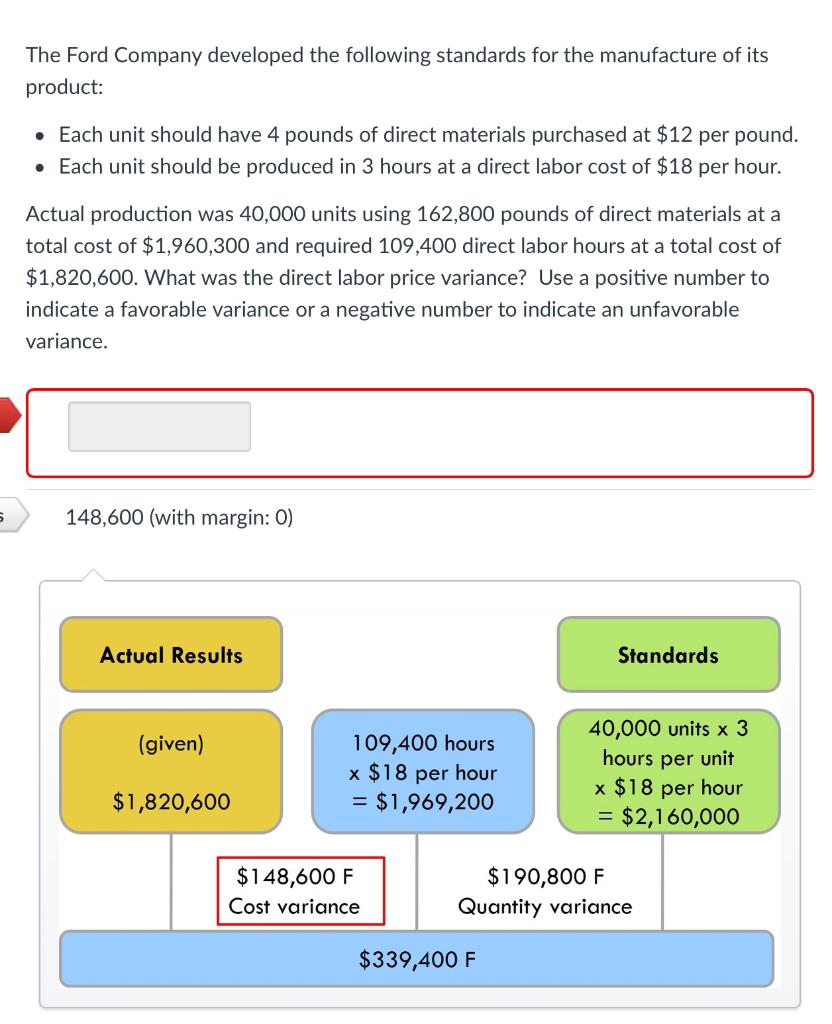 I HAVE THE ANSWER I JUST NEED HELP WITH EXPLANATION The Ford