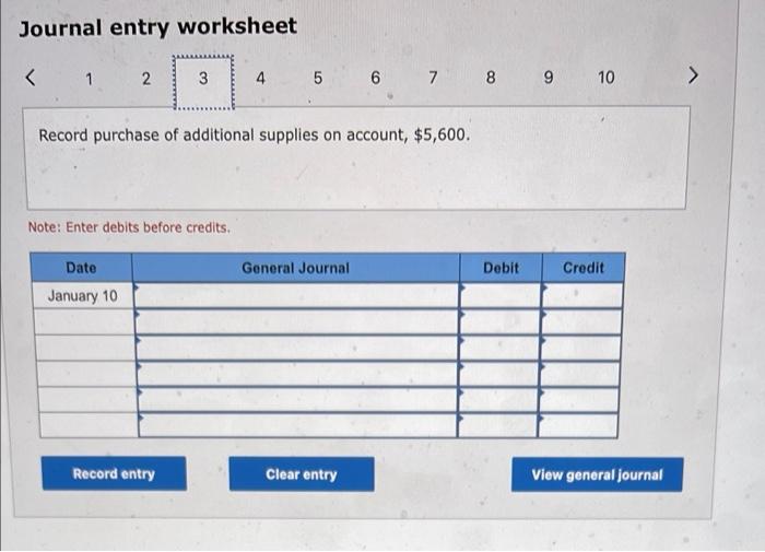 the following account balances: During January 2021, the following transactions occur: January