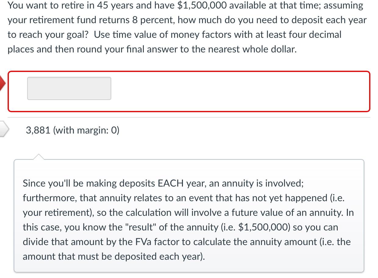 I HAVE THE ANSWER I JUST NEED HELP WITH EXPLANATION You want