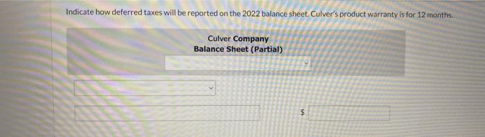 , prepare the journal entry to record income tax expense, deferred income