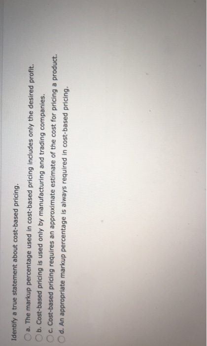  please answer all 3 multiple choice questions Identify a true statement