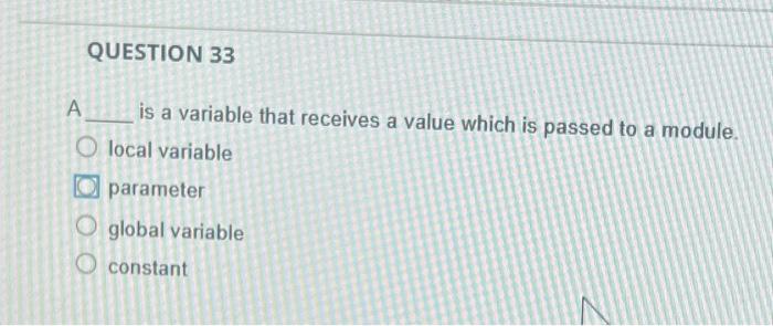 Phyton A is a variable that receives a value which is passed