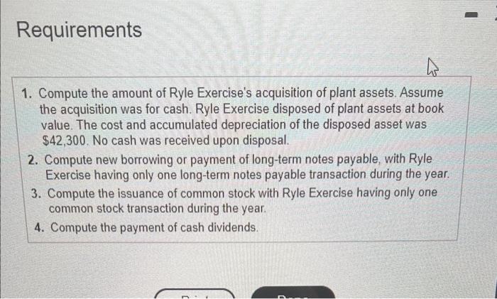 reported the following financial statements for 2024: (Click the icon to view