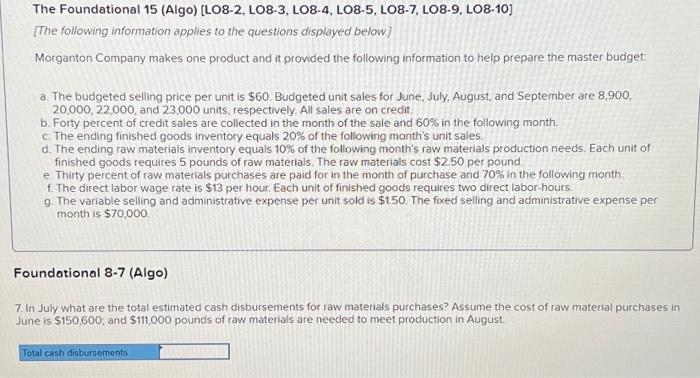 please help. i will hit thimbs up!! thank you! The Foundational 15