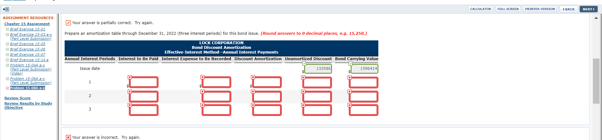SCREEN PRINTER VERSION BACK NEXT Problem 15-08A a-e On January 1, 2020,