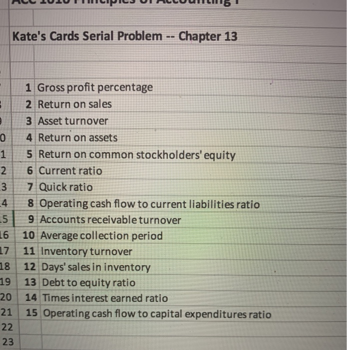 receivable Increase in inventory.... Increase in prepaid expenses. Increase in accounts payable.