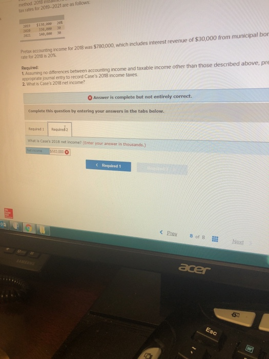 When property is sold on an installment basis, Case recognizes installment income