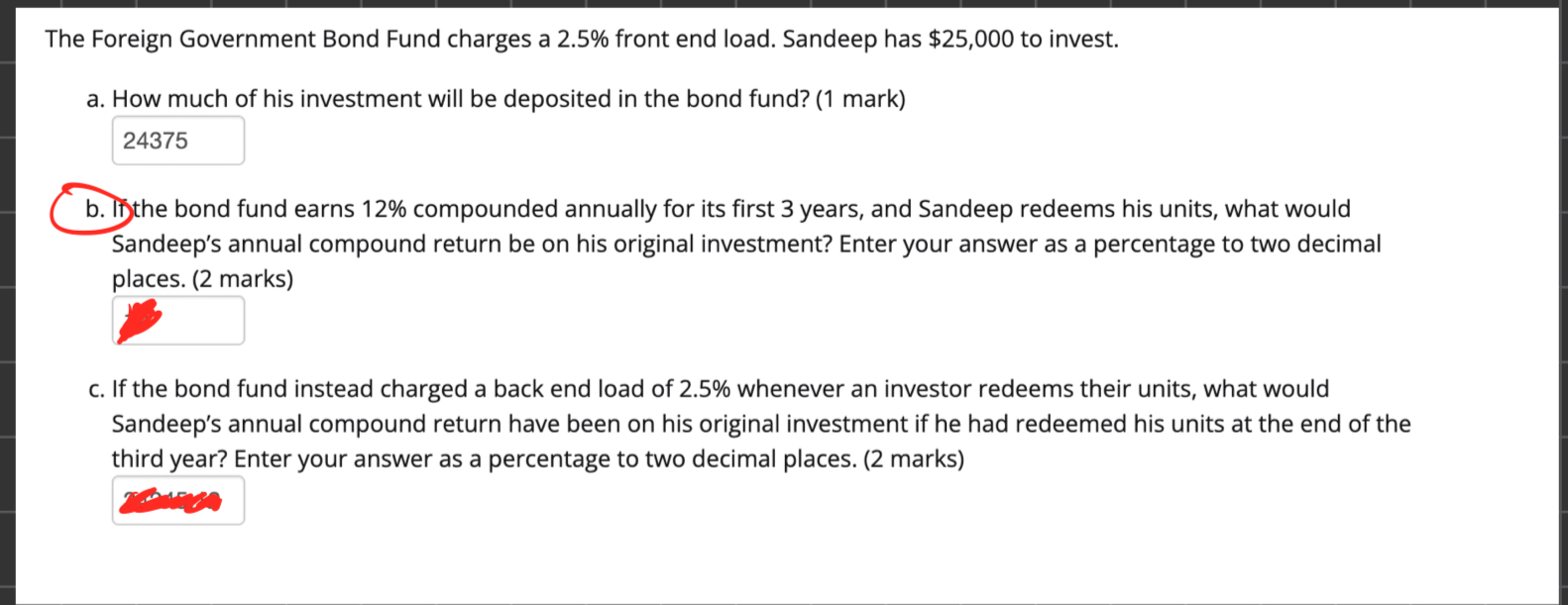  Please help with question a), b), and c) The Foreign Government