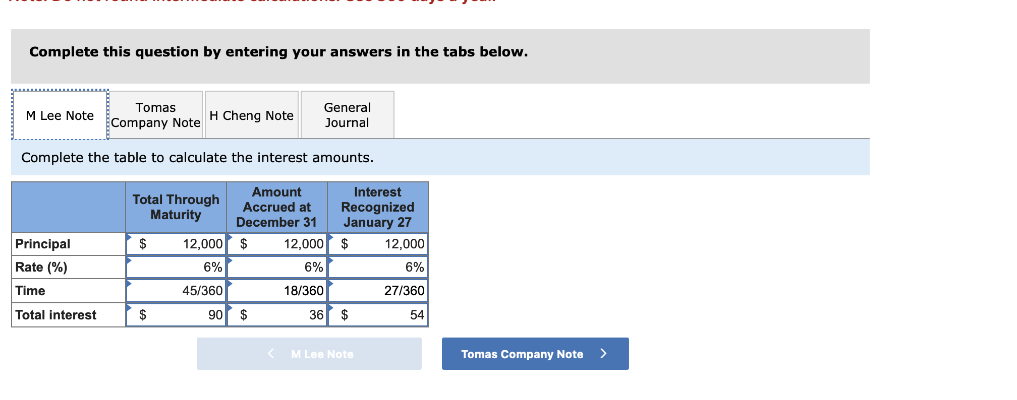 are transactions of Danica Company. December 13 Accepted a $12,000, 45-day, 6%