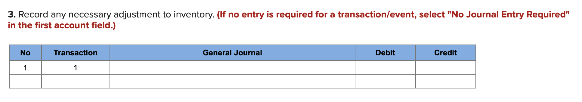 net realizable value (NRV). Below is information related to its year-end inventory.