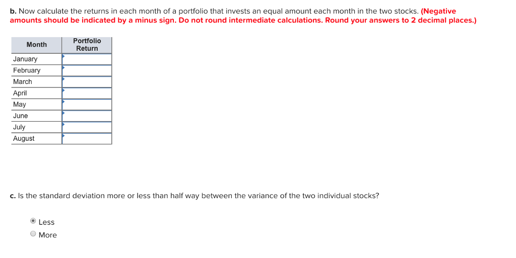 +19 January February March April May June July August +17 a-1. Calculate