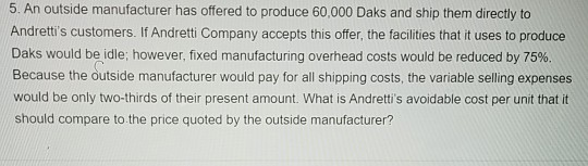 some of the information given. So I don't have a question about