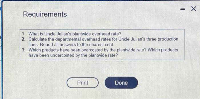 puffs using thee different production fries within the same manufacturing plant. Currently,
