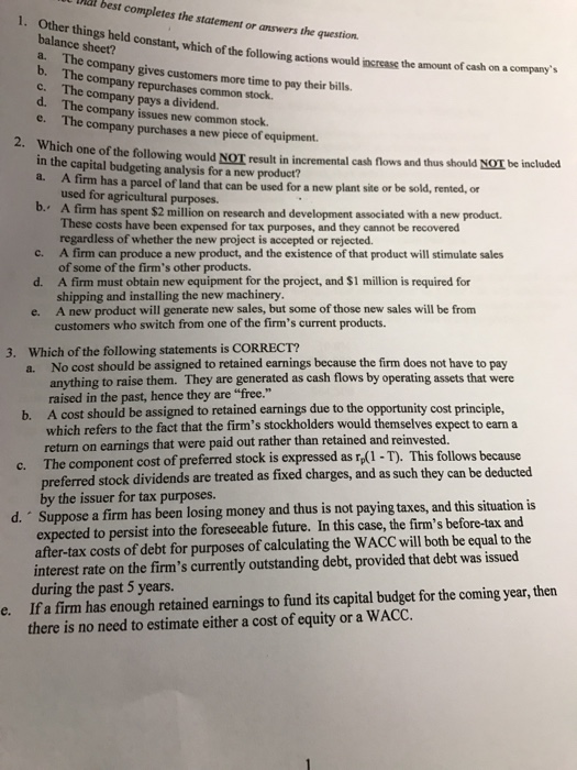 Please help I am taking a test. Need answers asap! Other things