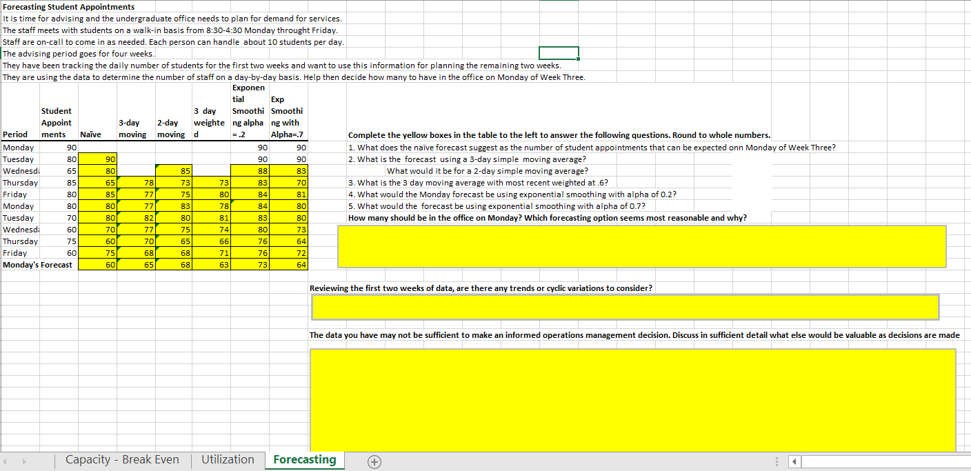  zoom it 3 day Forecasting Student Appointments It is time for