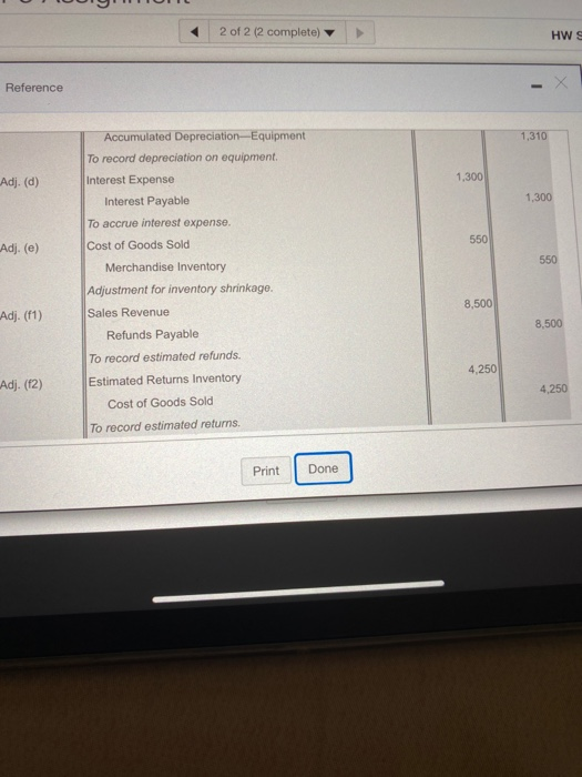 Merchandise Inventory Office Supplies Equipment Accumulated Depreciation-Equipment Accounts Payable Unearned Revenue 13,000