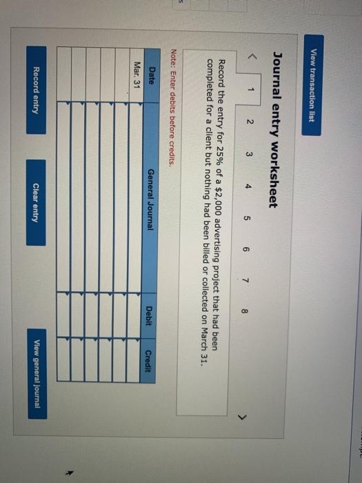 question. Also, be sure to print the "Adjusting Entry Guide" worksheets in