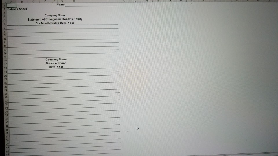 the multiple-step income statement, statement of owners' equity, and classified balance sheet.