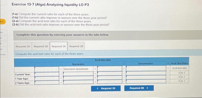 balance sheets follow. For both the current year and one year ago,