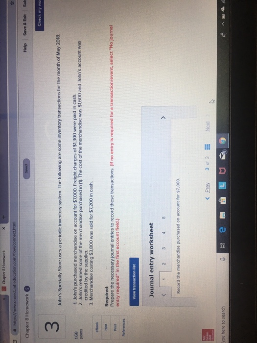  Help Save & Exit Sub Check my wo 3 John's Specialty