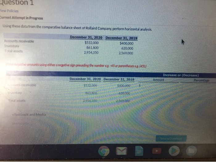  Question 1 rew Policies Current Attempt in Progress Using these data