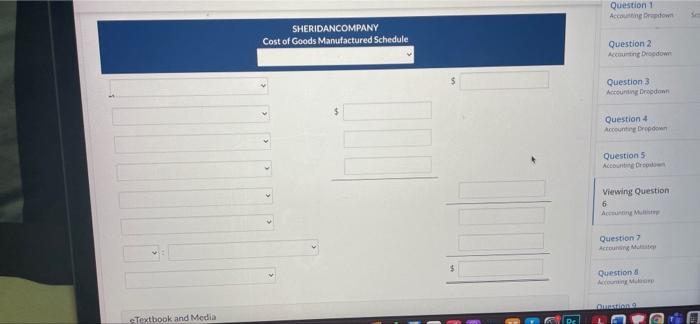 is available for Sheridan Company at December 31, 2022: Question 2 Accounting