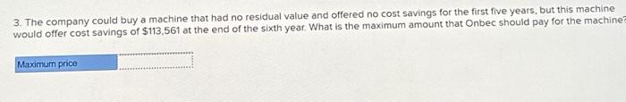 company $13,500 in cash per year for six years, at the end