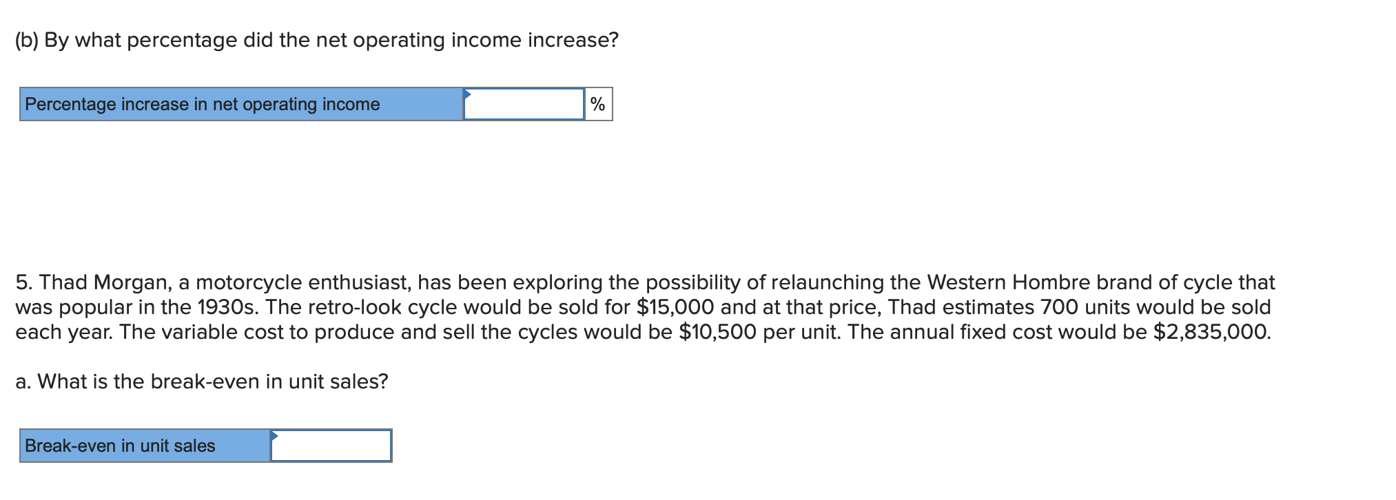 the data area of your worksheet so that it looks like this: