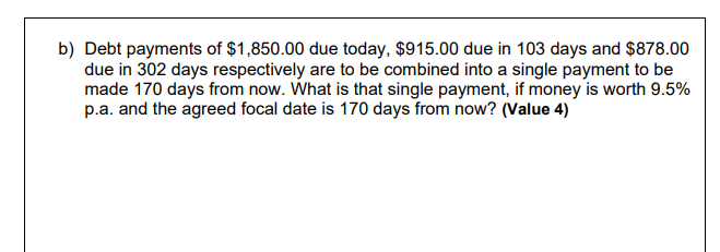 Dates. (Value 10: marks as indicated) You must draw timelines for each