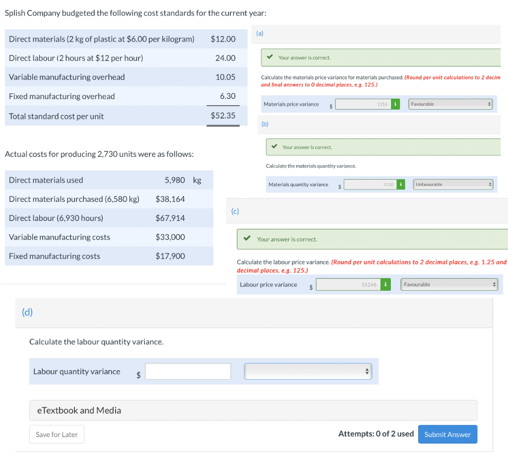 What's the answer to question D) and steps to solve? thanks Splish