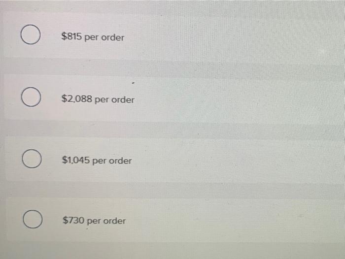 Other Total Activity 50,000 machine-hours 300 orders Not applicable The Other activity