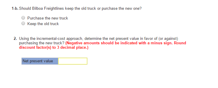 10.00 points Bilboa Freightlines, S.A. of Panama has a small truck that