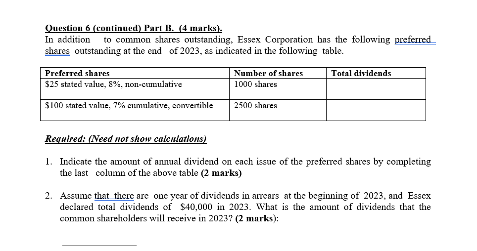 Can someone please help me with this? Question 6 (continued) Part B.