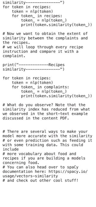 you notice different from the model 'en_core_web_md' Compulsory Task 2 Let us