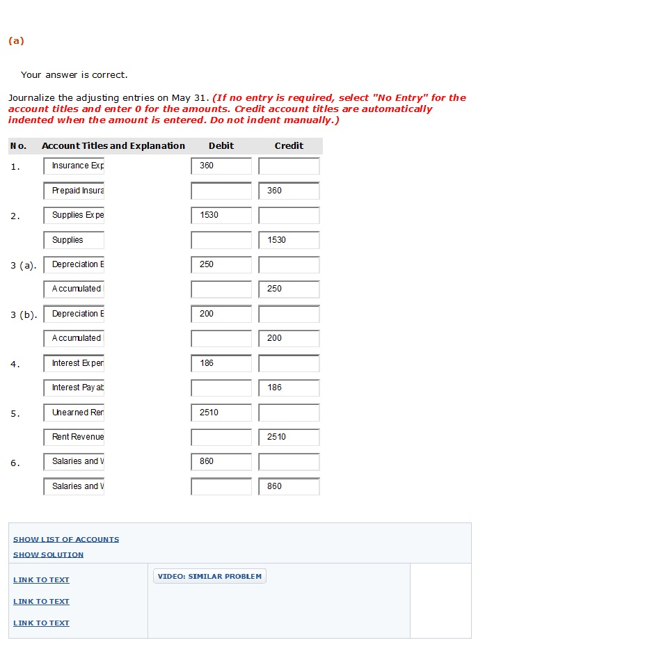 Could you please prepare a ledger using T-accounts. Enter the trial balance