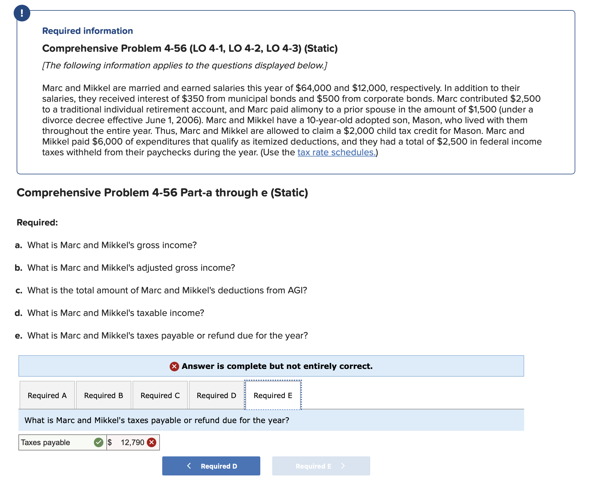  Required information Comprehensive Problem 4-56 (LO 4-1, LO 4-2, LO 4-3)